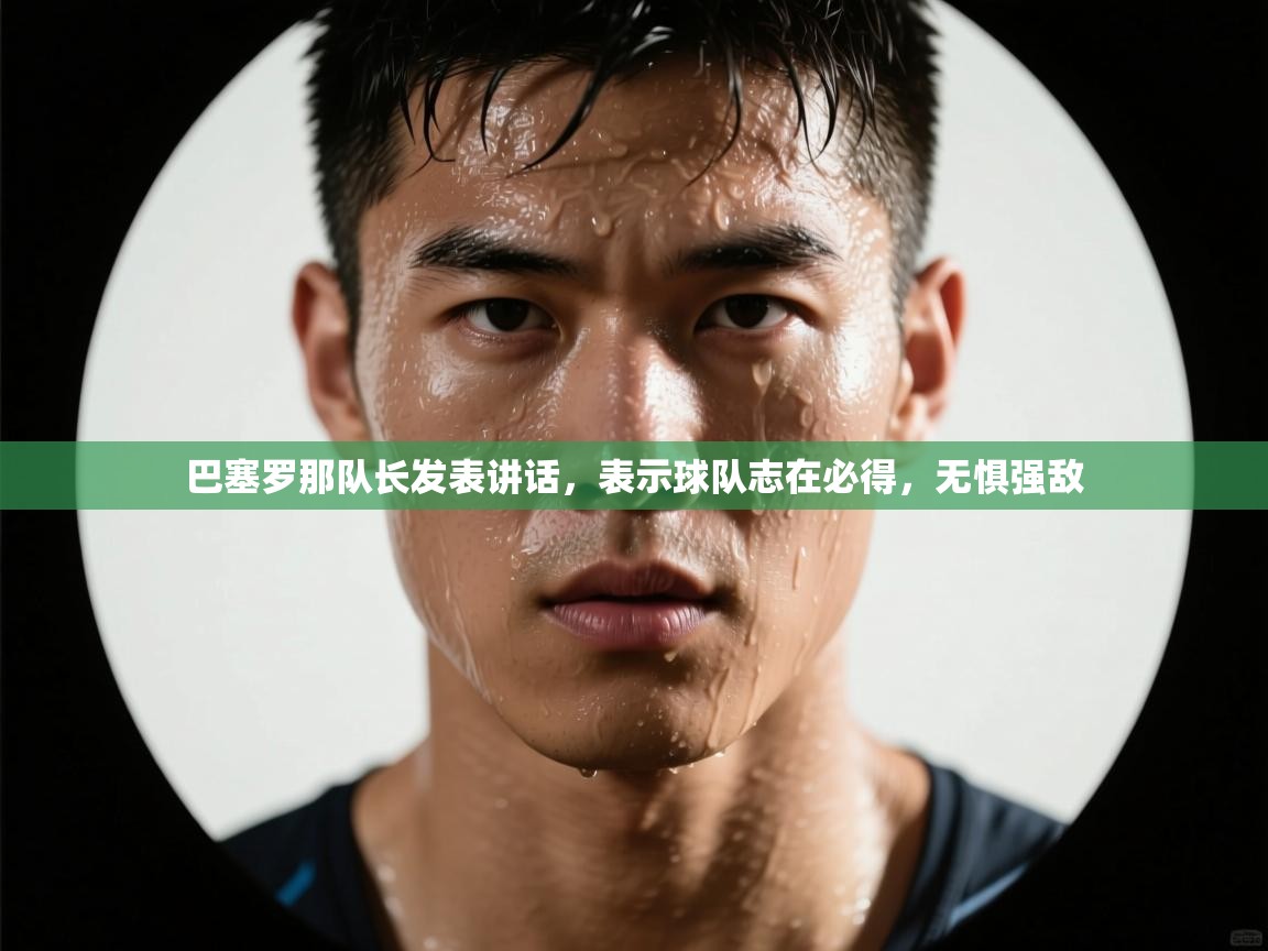 巴塞罗那队长发表讲话,表示球队志在必得,无惧强敌 第1张